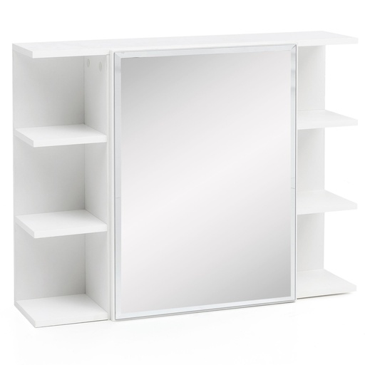 [A09916] Armoire murale blanc 80x64,5x20cm aggloméré moderne