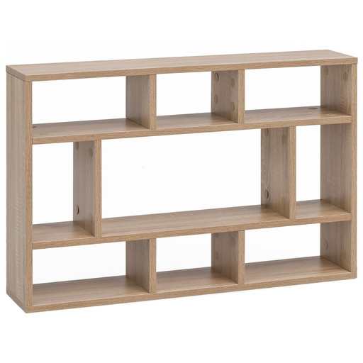 [A09931] Étagère murale Chêne Sonoma 75x51x16 cm bois, moderne