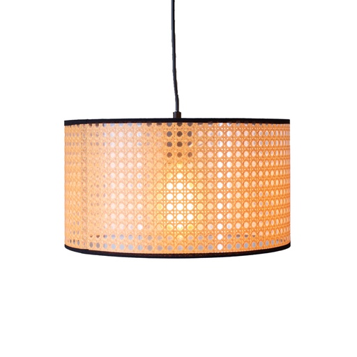 [A00069] Lampe suspendue en rotin Clover